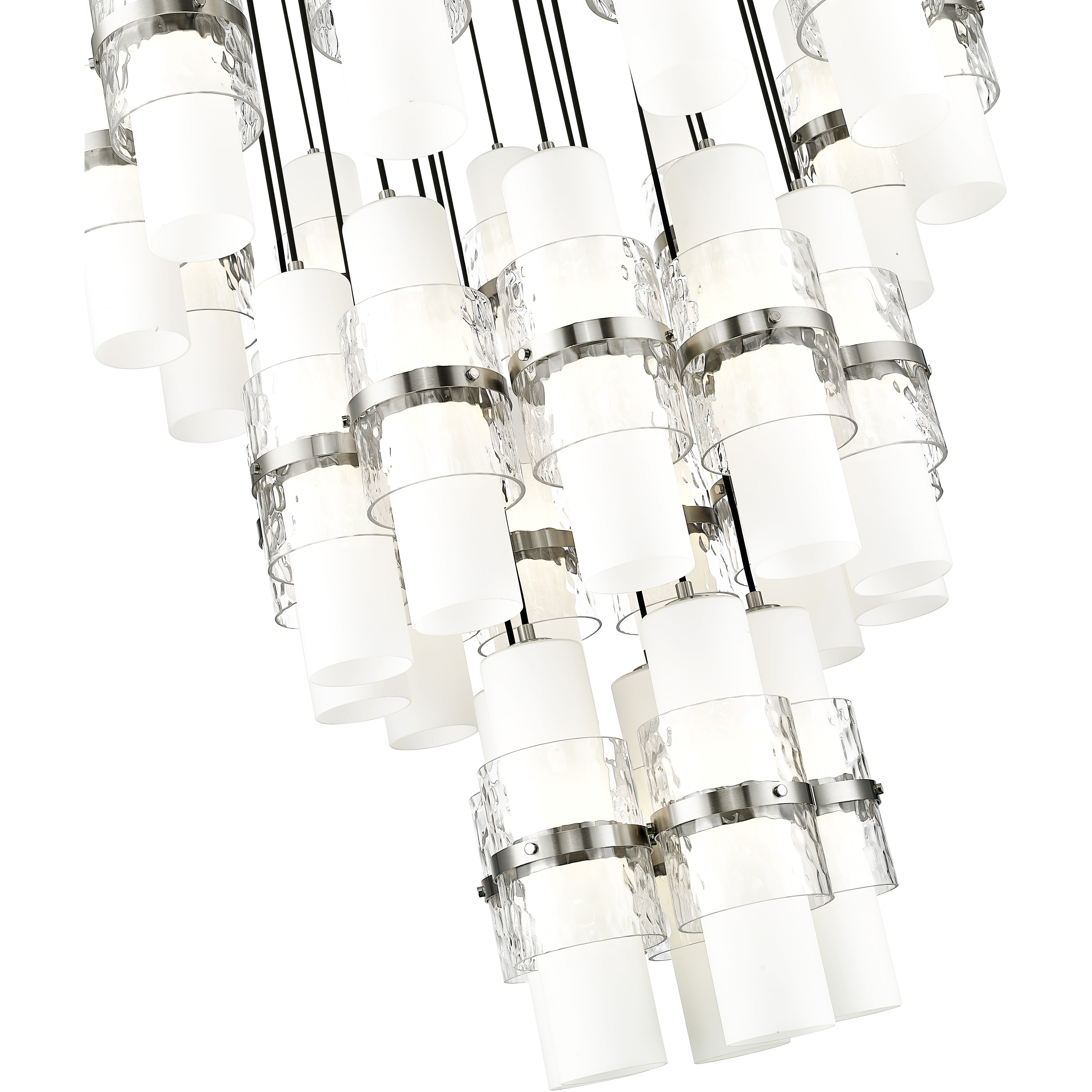 Cayden 27 Light 36 inch Brushed Nickel Chandelier Ceiling Light