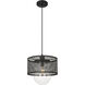Kipton 1 Light 11 inch Matte Black Pendant Ceiling Light