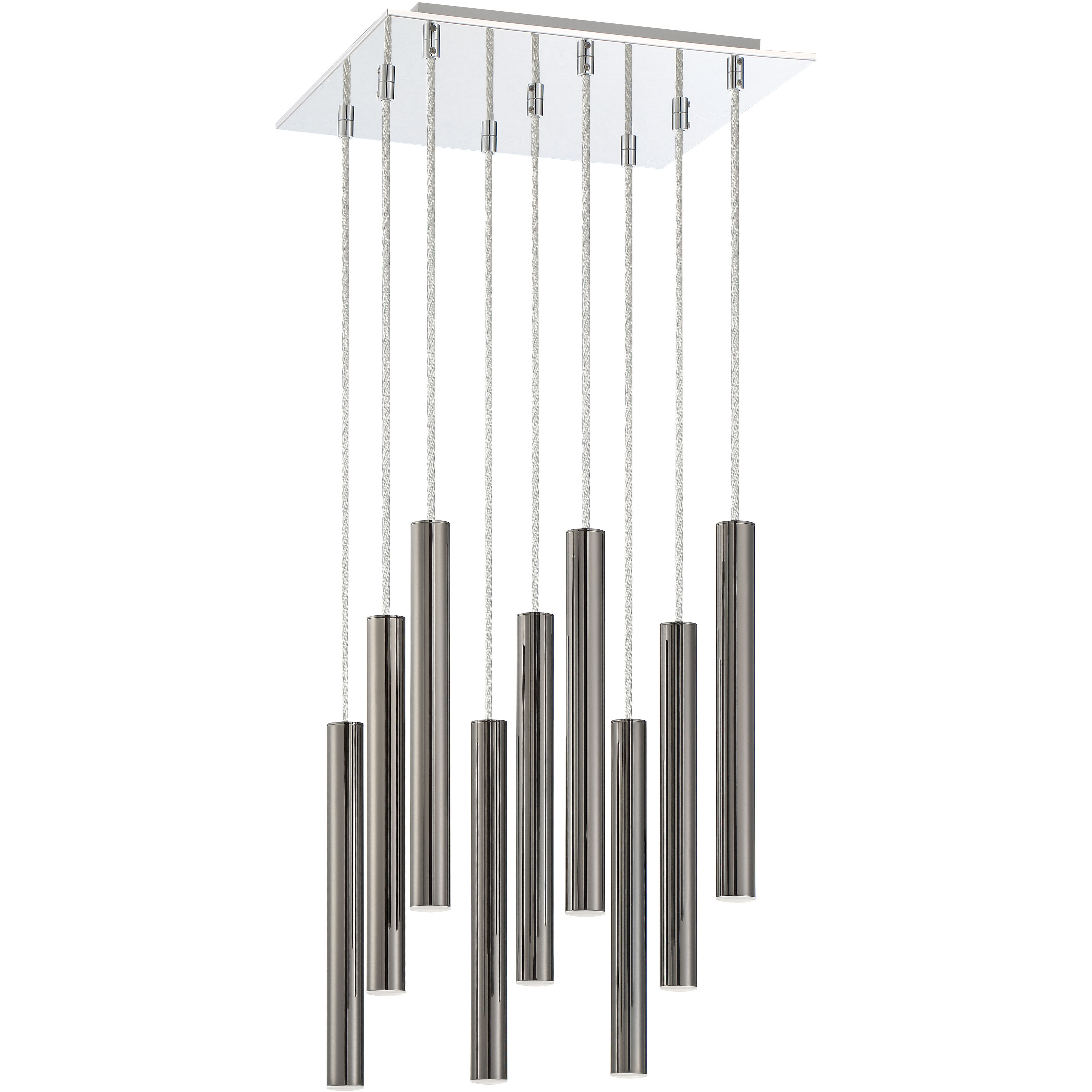 Forest LED 14 inch Chrome Chandelier Ceiling Light