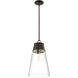 Wentworth 1 Light 11.5 inch Matte Black Pendant Ceiling Light