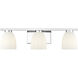 Naya 3 Light 24 inch Chrome Bath Vanity Light Wall Light