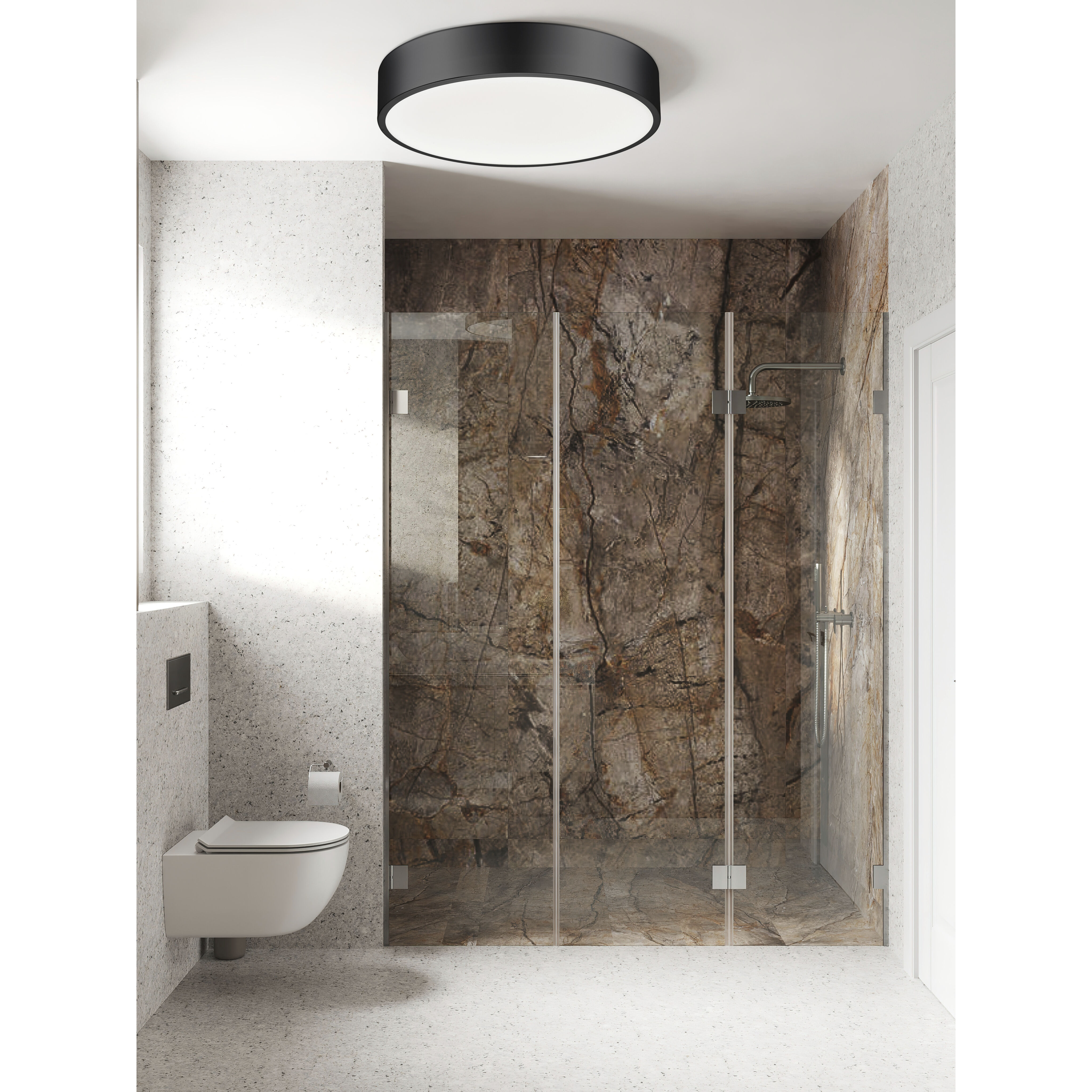 Coronado LED 20 inch Matte Black Flush Mount Ceiling Light