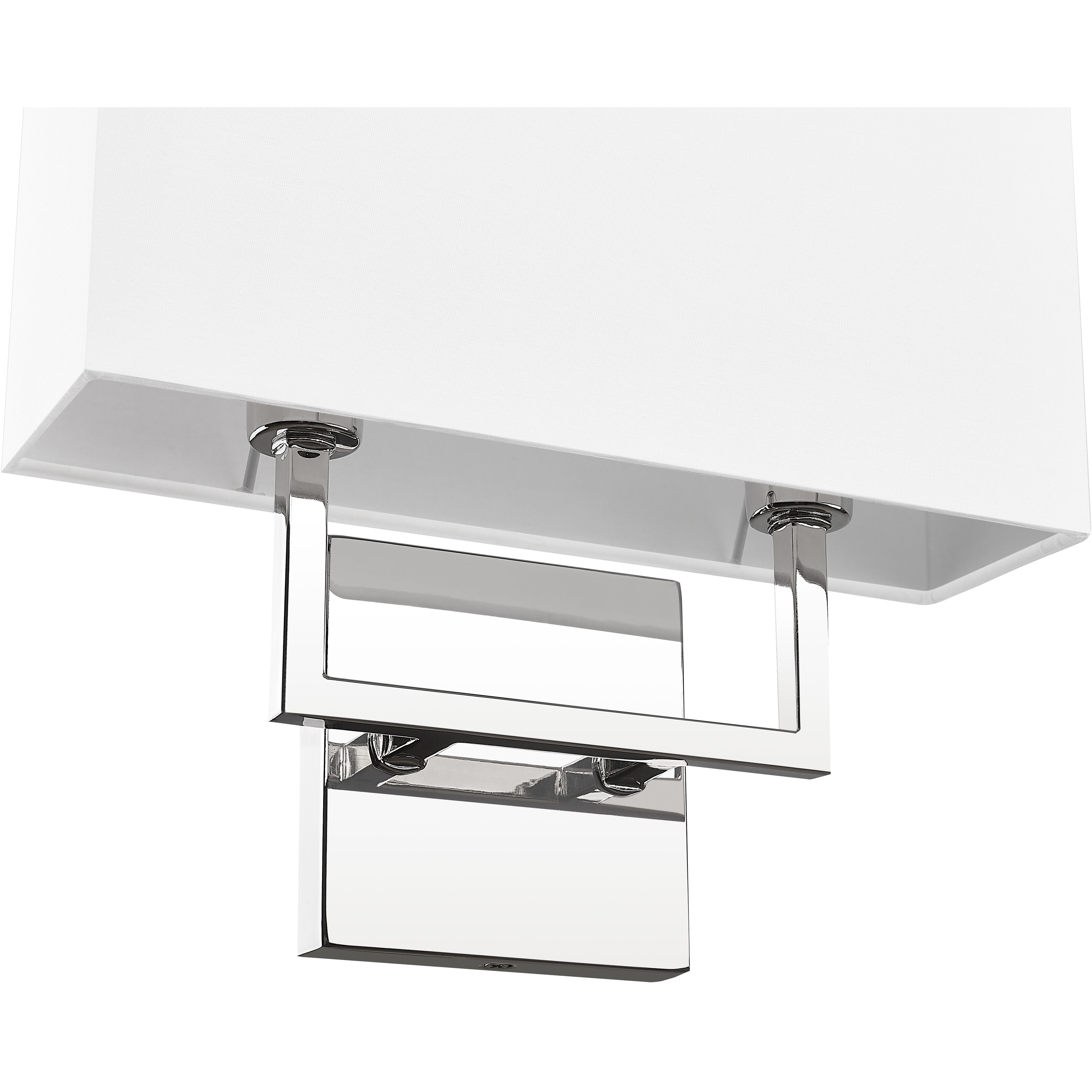 Saxon Wall Sconce Wall Light in Polished Nickel