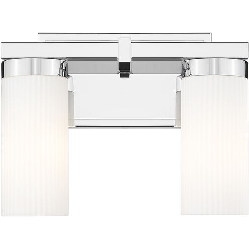 Danica 2 Light 11.75 inch Chrome Bath Vanity Light Wall Light
