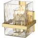 Bennington 1 Light 5.5 inch Modern Gold Wall Sconce Wall Light