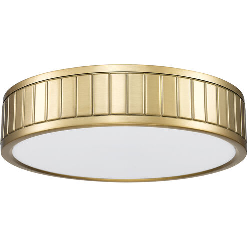 Madison LED 12.5 inch Modern Gold Flush Mount Ceiling Light