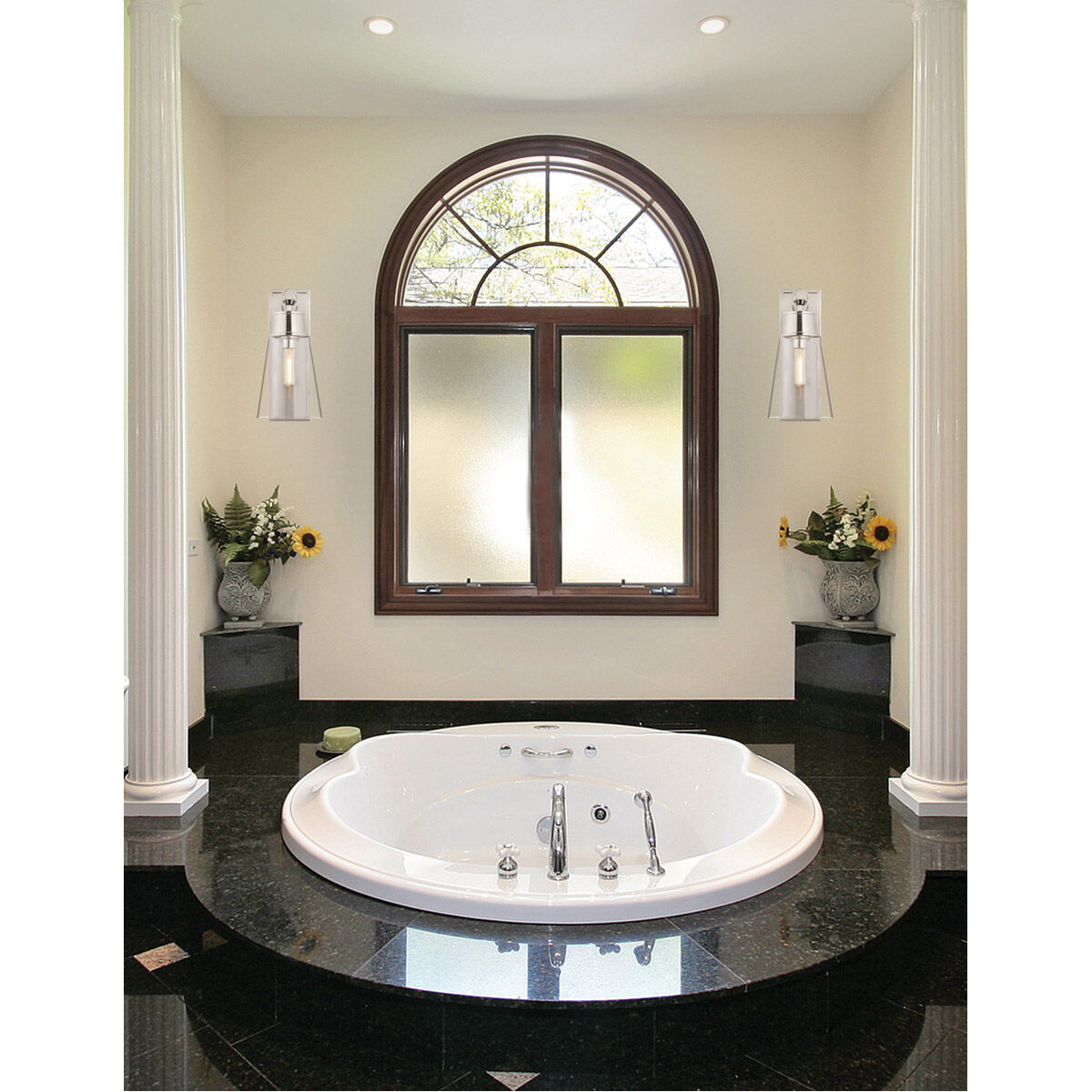 Wentworth 1 Light 7.5 inch Polished Nickel Wall Sconce Wall Light