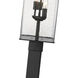 Sana 3 Light 120.25 inch Black Outdoor Post Mounted Fixture