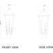 Gannon 3 Light 26.75 inch Black Outdoor Post Mounted Fixture in G9