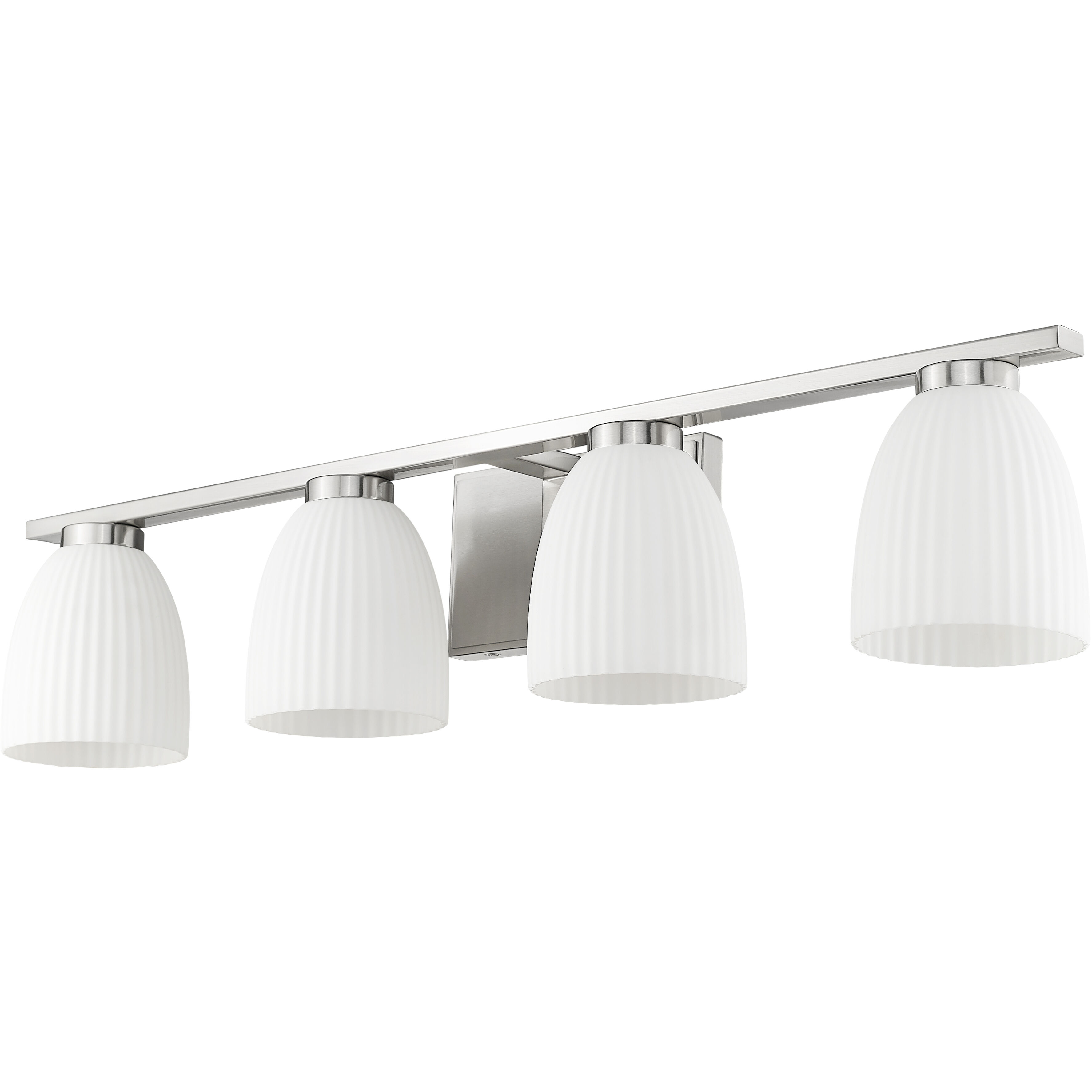 Naya 4 Light 32 inch Brushed Nickel Bath Vanity Light Wall Light