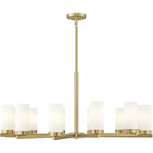 Danica 12 Light 39 inch Modern Gold Chandelier Ceiling Light