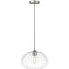 Harmony 1 Light 14 inch Brushed Nickel Pendant Ceiling Light
