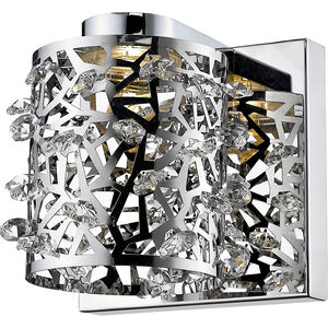 Fortuna LED 5 inch Chrome Wall Sconce Wall Light