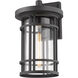 Jordan 1 Light 20 inch Black Outdoor Wall Light