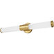 Warwick LED 25.25 inch Modern Gold Bath Vanity Wall Light