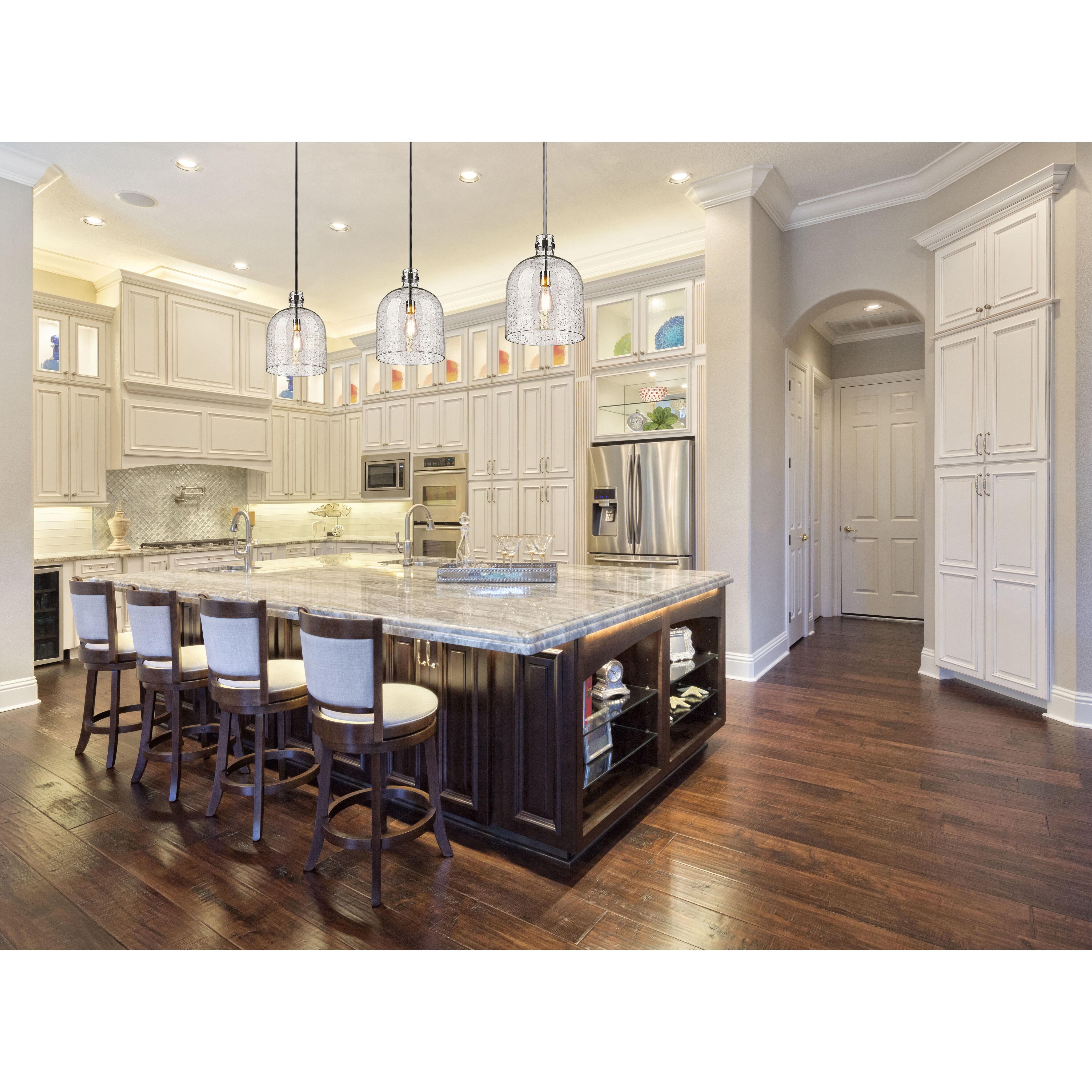 Pearson 1 Light 12 inch Brushed Nickel Pendant Ceiling Light