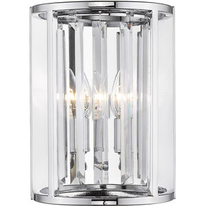 Monarch 2 Light 9 inch Chrome Wall Sconce Wall Light in 5