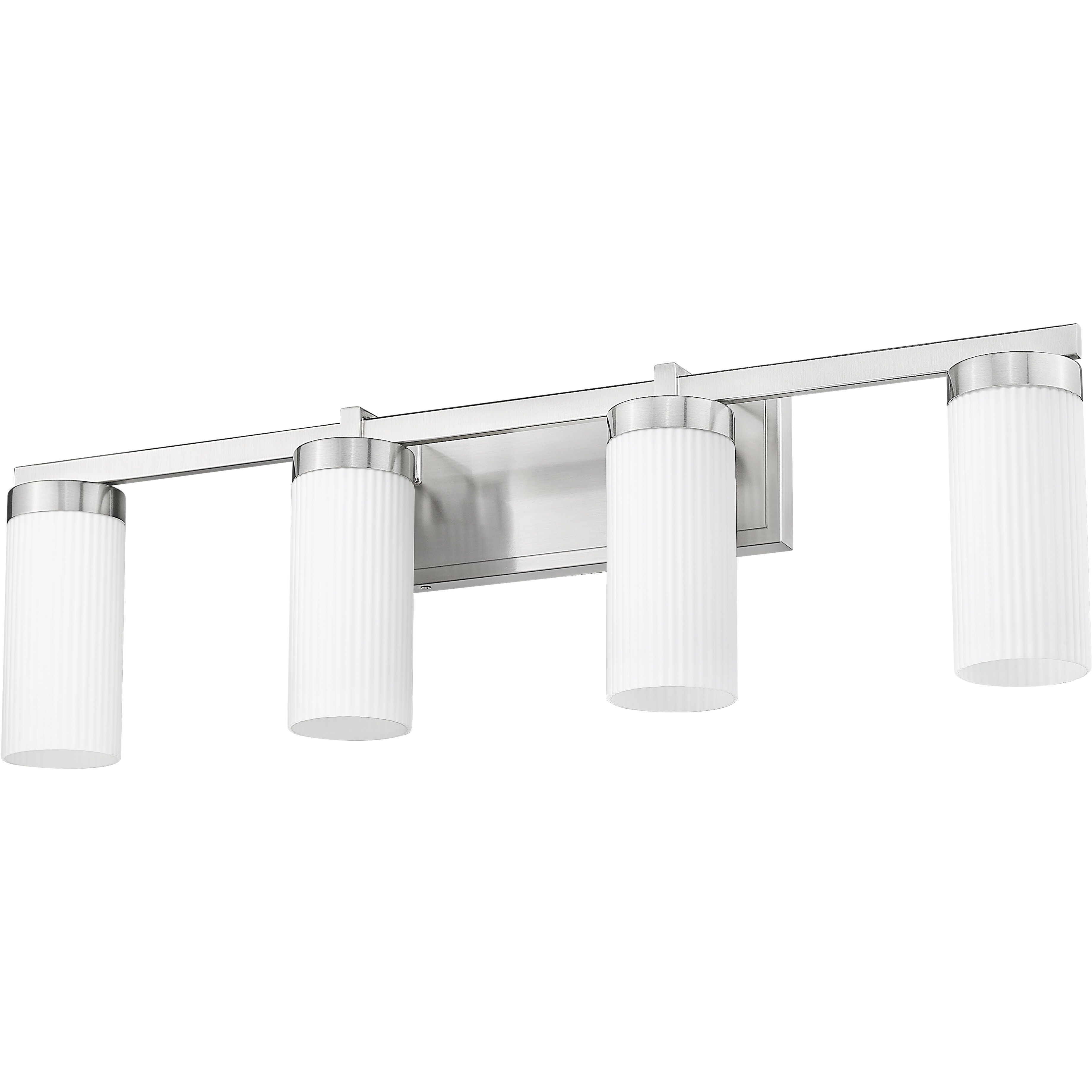 Danica 4 Light 29.5 inch Brushed Nickel Bath Vanity Light Wall Light