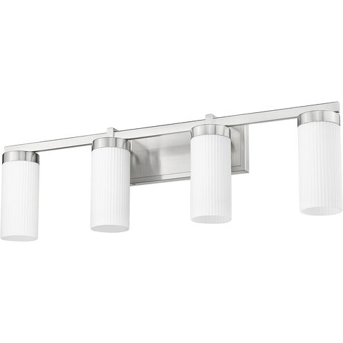 Danica 4 Light 29.5 inch Brushed Nickel Bath Vanity Light Wall Light
