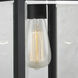 Portland 1 Light 9.5 inch Black Outdoor Chain Mount Ceiling Fixture in Clear Beveled Glass, 6.74