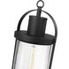Roundhouse 1 Light 31.25 inch Black Outdoor Post Mount Fixture