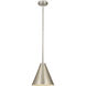 Eaton 1 Light 12 inch Brushed Nickel Pendant Ceiling Light