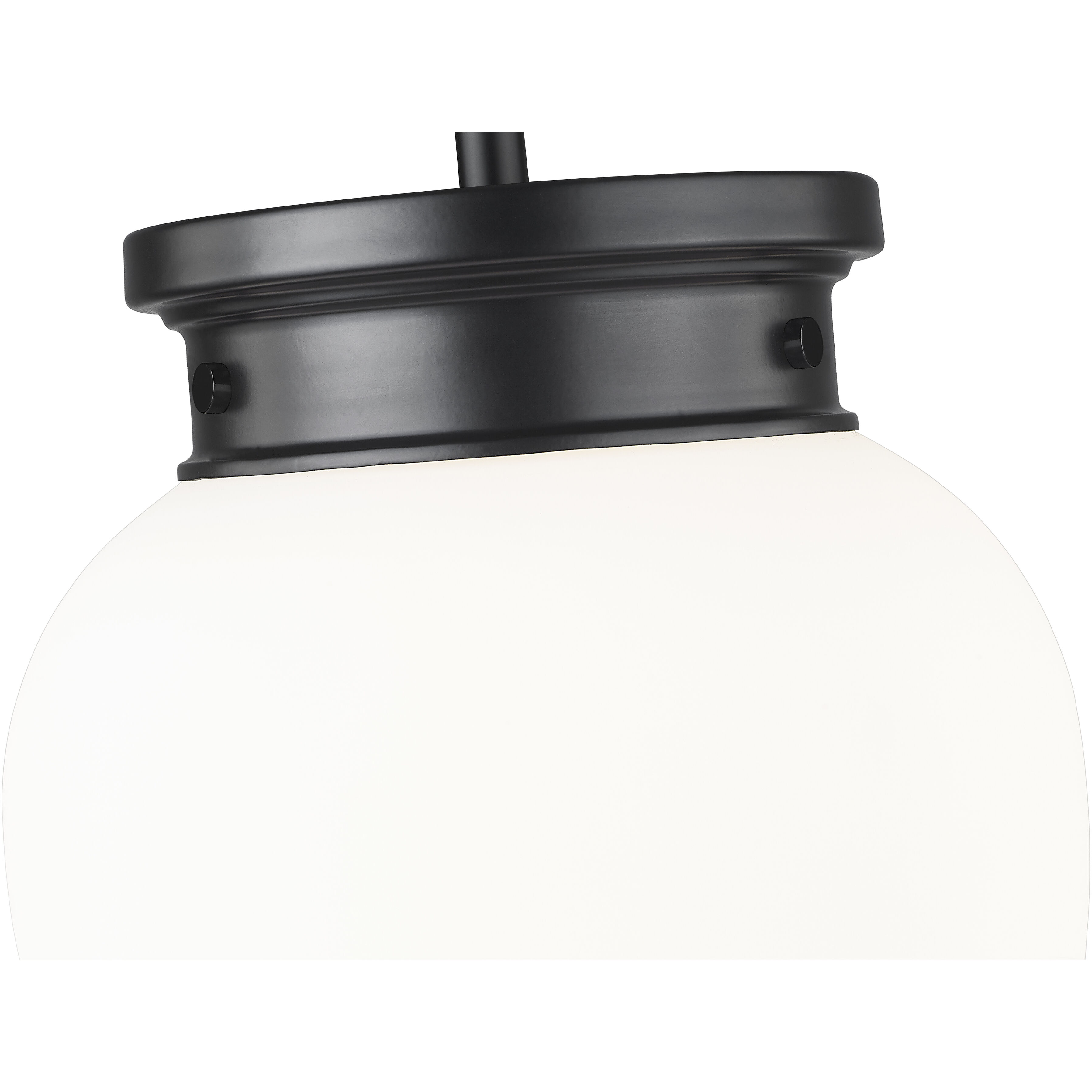 Gideon 1 Light 10 inch Matte Black Pendant Ceiling Light