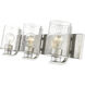 Beckett 3 Light 23 inch Brushed Nickel Vanity Wall Light