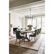 Esme 6 Light 38 inch Matte Black Chandelier Ceiling Light