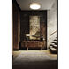 Stari LED 16.75 inch Modern Gold Flush Mount Ceiling Light