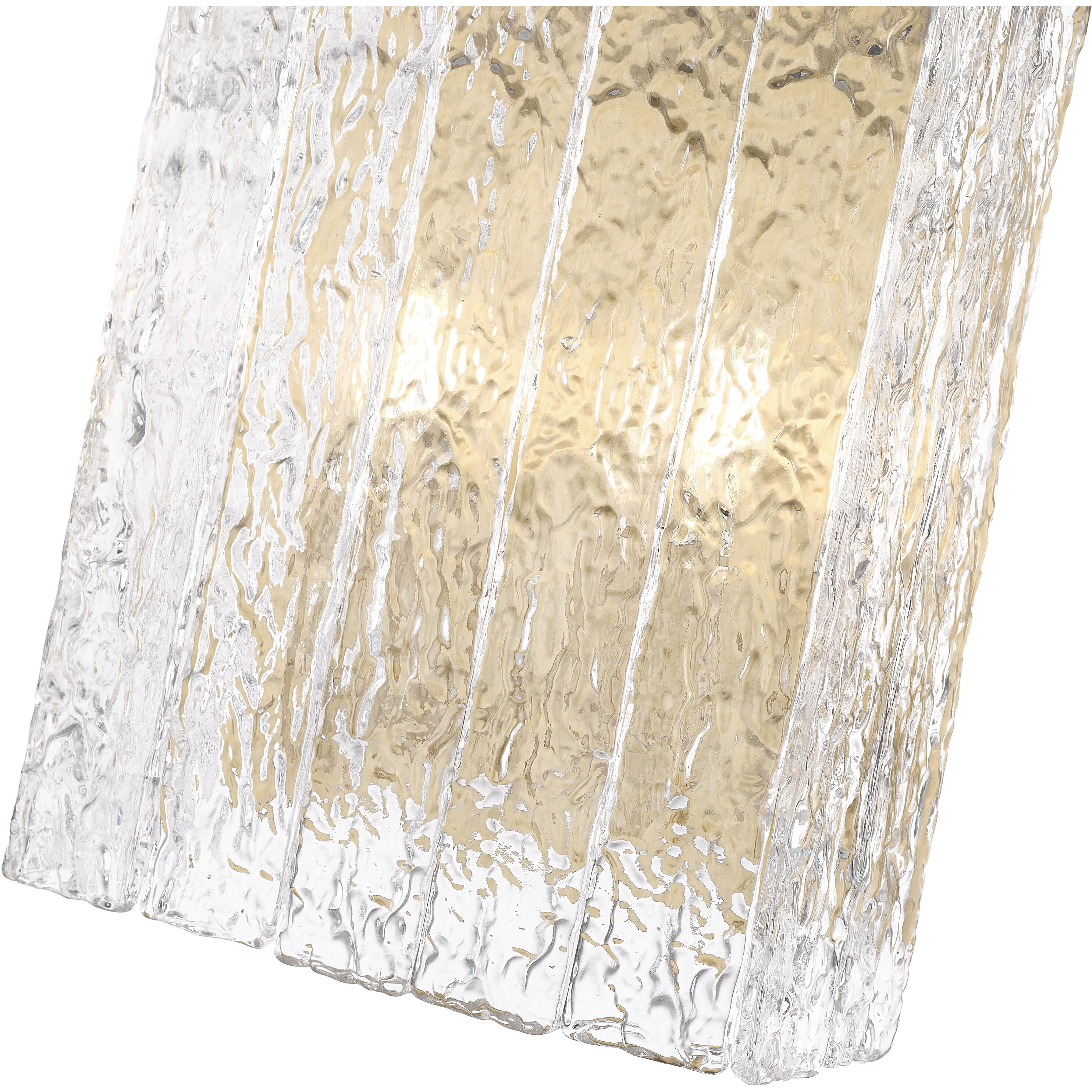 Glacier Wall Sconce Wall Light in Modern Gold