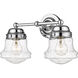 Vaughn 2 Light 15.5 inch Chrome Vanity Wall Light
