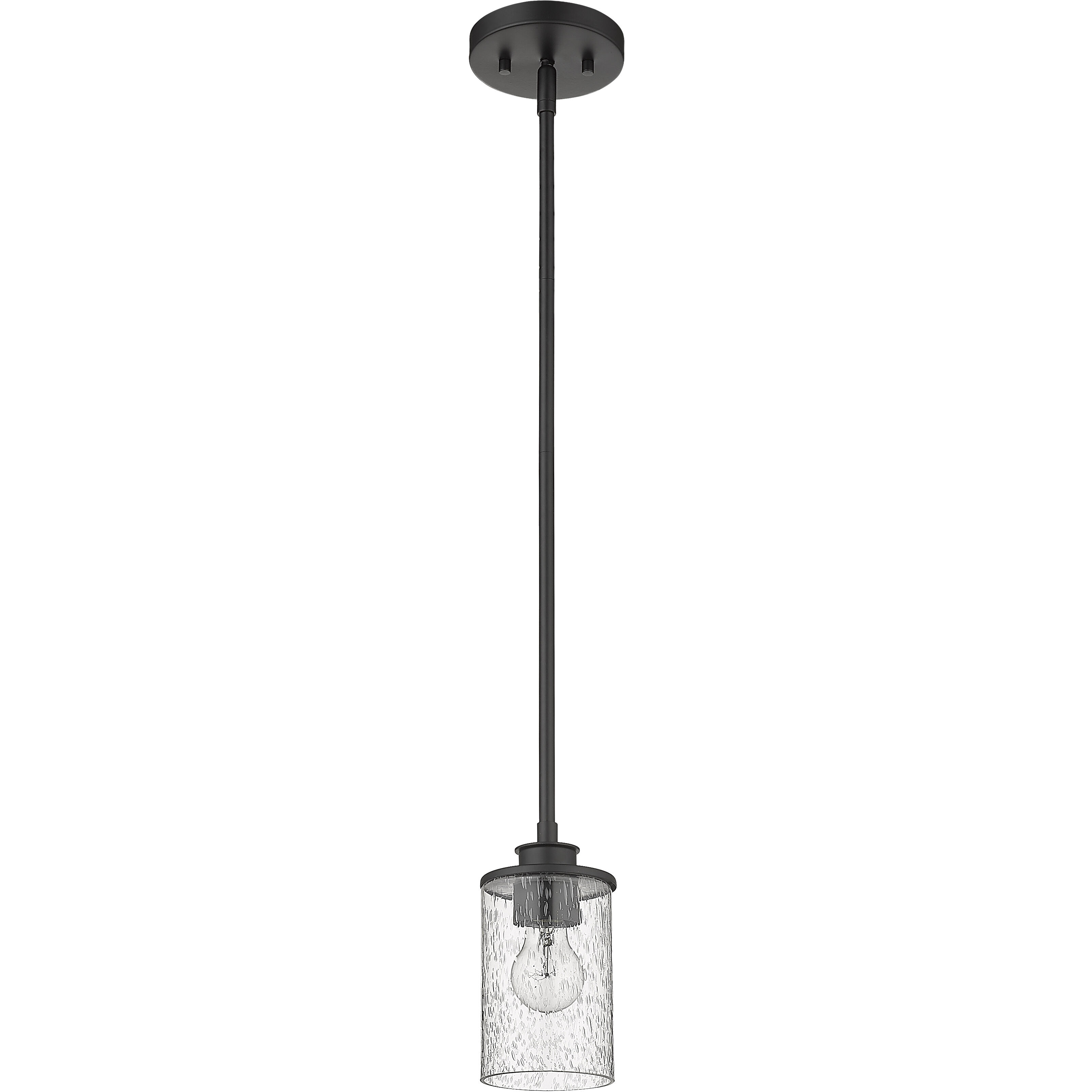Beckett 1 Light 5.25 inch Matte Black Pendant Ceiling Light