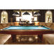 Cordon 3 Light 58 inch Rubbed Brass Billiard Ceiling Light in Bronze Steel