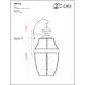 Westover 3 Light 22.25 inch Black Outdoor Wall Light