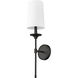 Emily Wall Sconce Wall Light in Matte Black