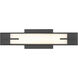 Chase LED 18 inch Matte Black Bath Vanity Light Wall Light
