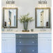 Fontaine 2 Light 14 inch Brushed Nickel Vanity Wall Light