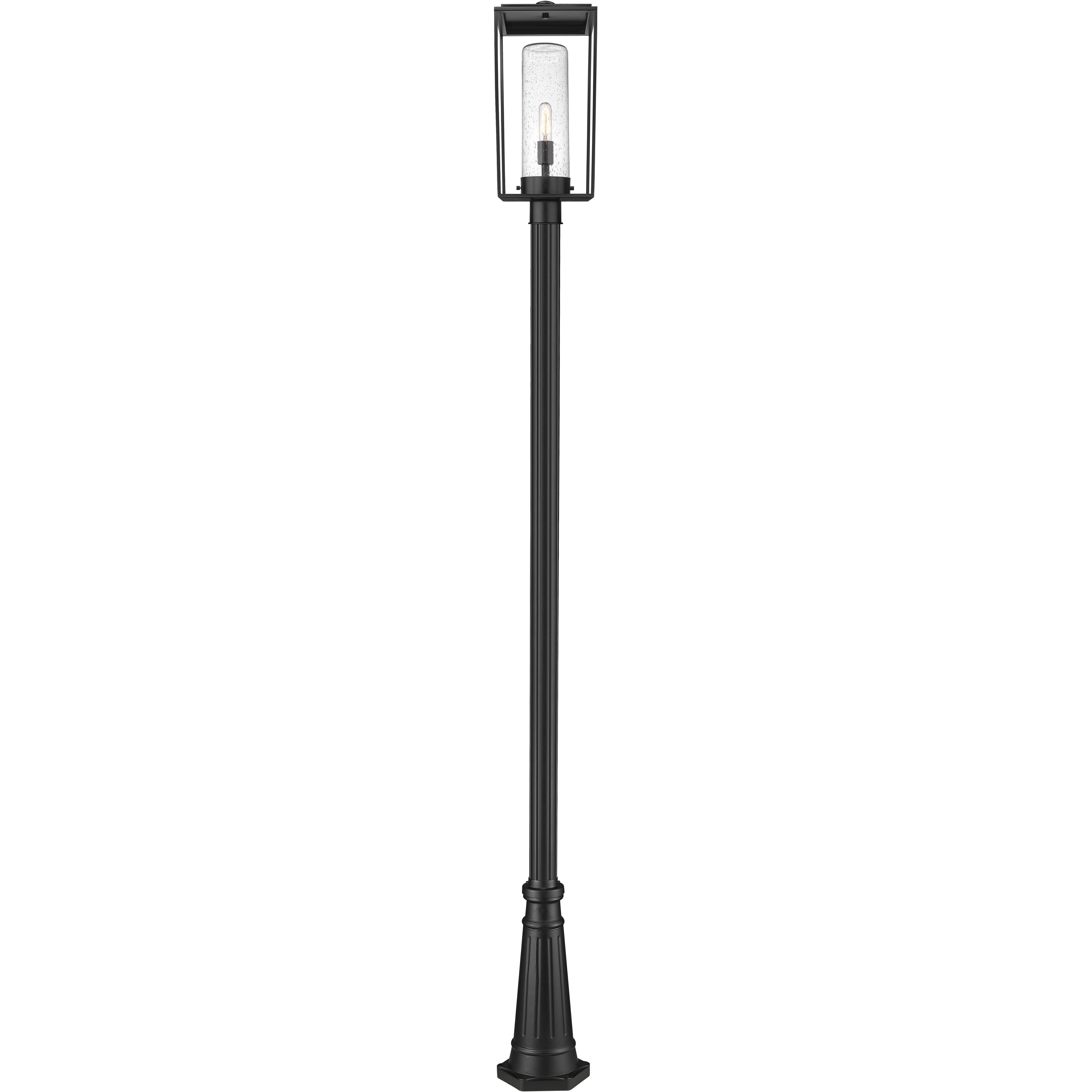 Sheridan 1 Light 116.5 inch Black Outdoor Post Mounted Fixture