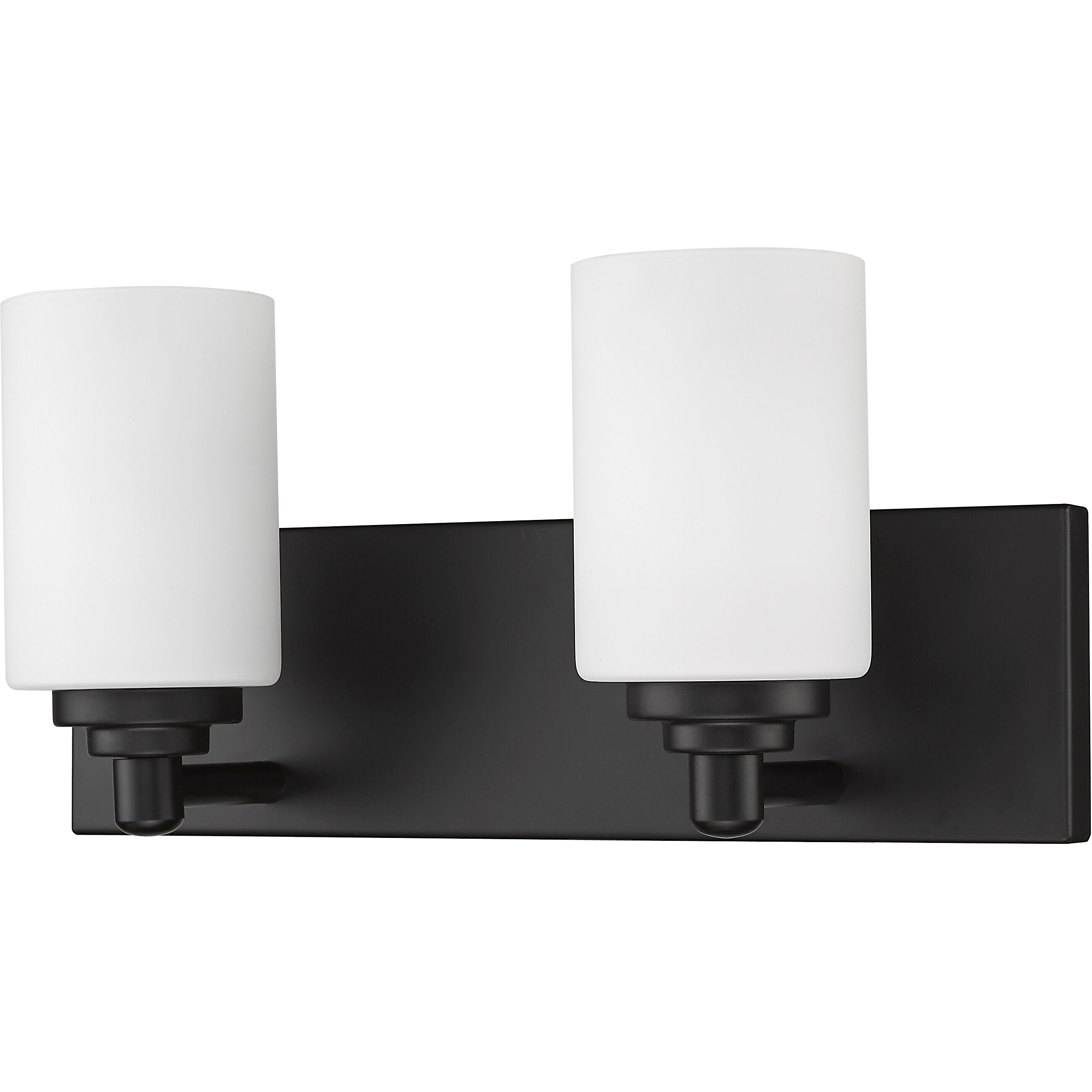 Soledad 2 Light 16.25 inch Matte Black Vanity Wall Light