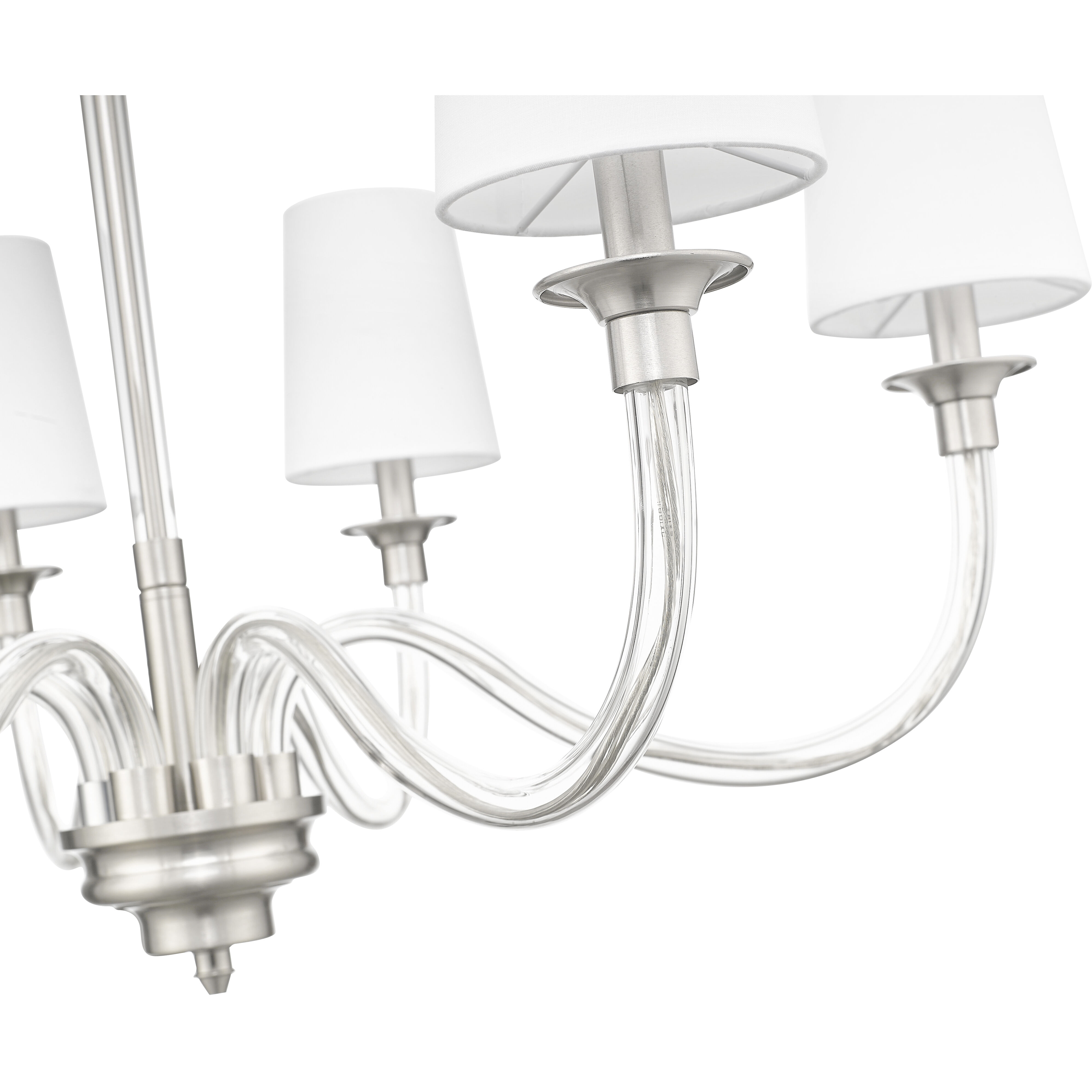 Katerina 6 Light 32 inch Brushed Nickel Chandelier Ceiling Light