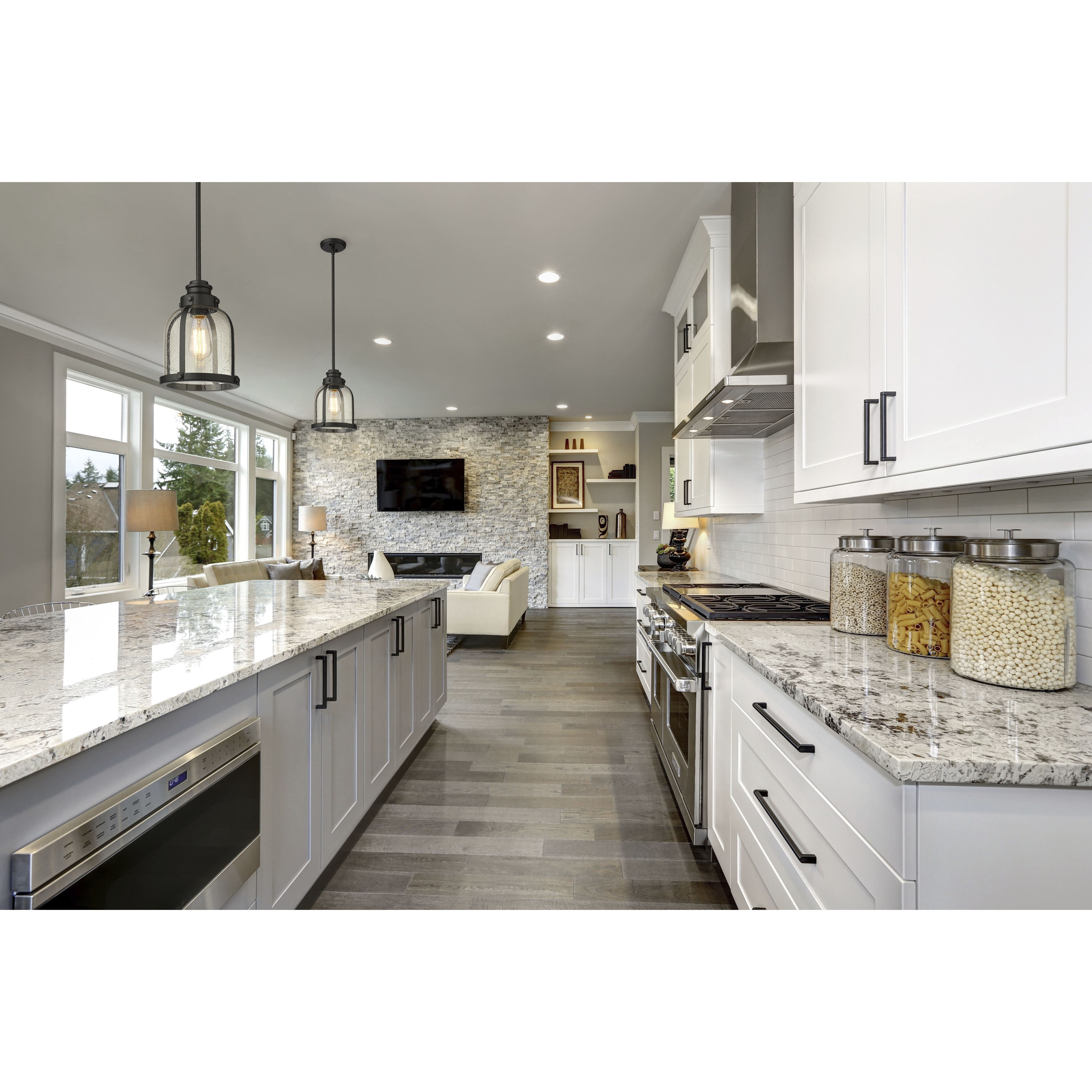 Burren 1 Light 8.75 inch Matte Black Pendant Ceiling Light