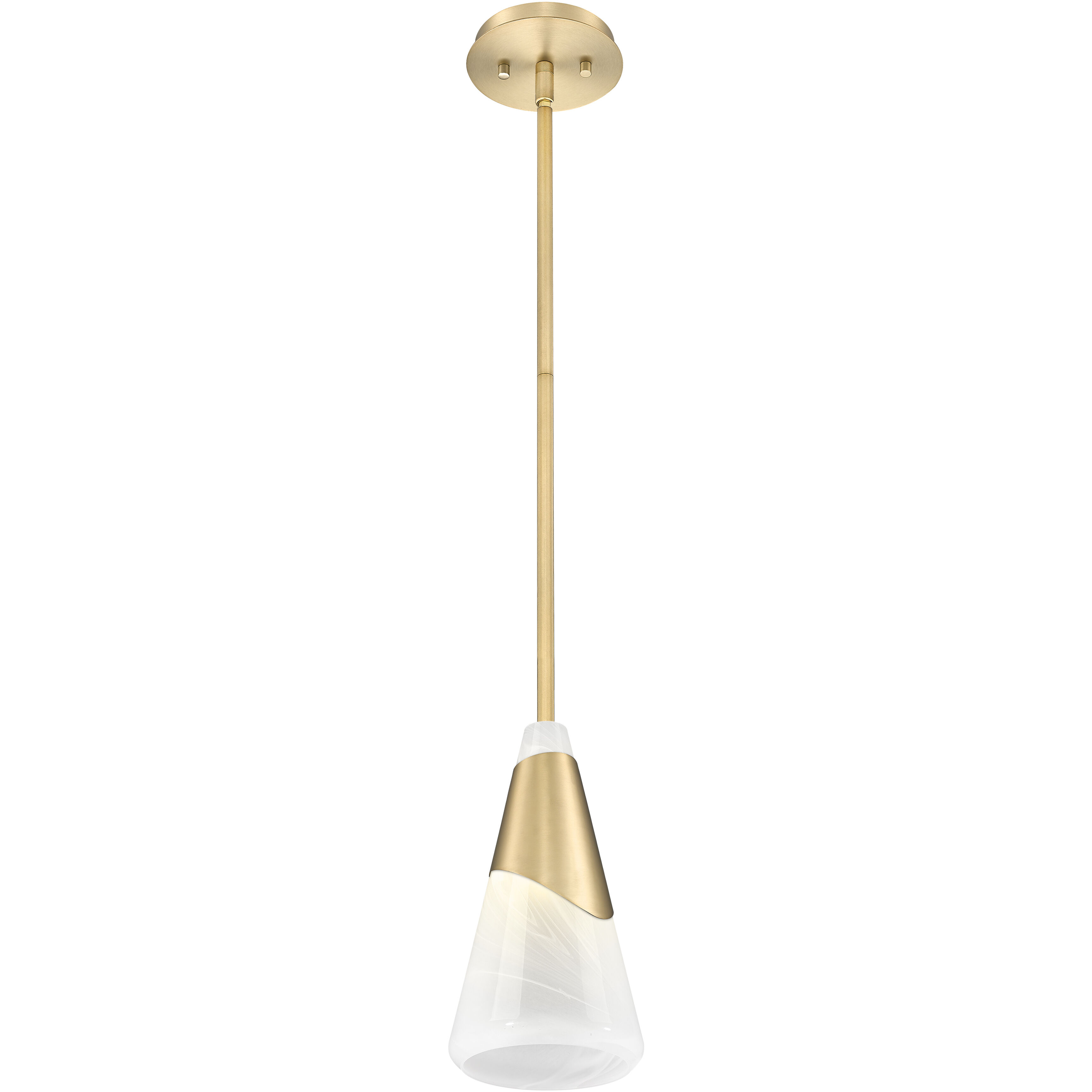 Aimie 1 Light 7 inch Modern Gold Pendant Ceiling Light