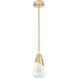 Aimie 1 Light 7 inch Modern Gold Pendant Ceiling Light