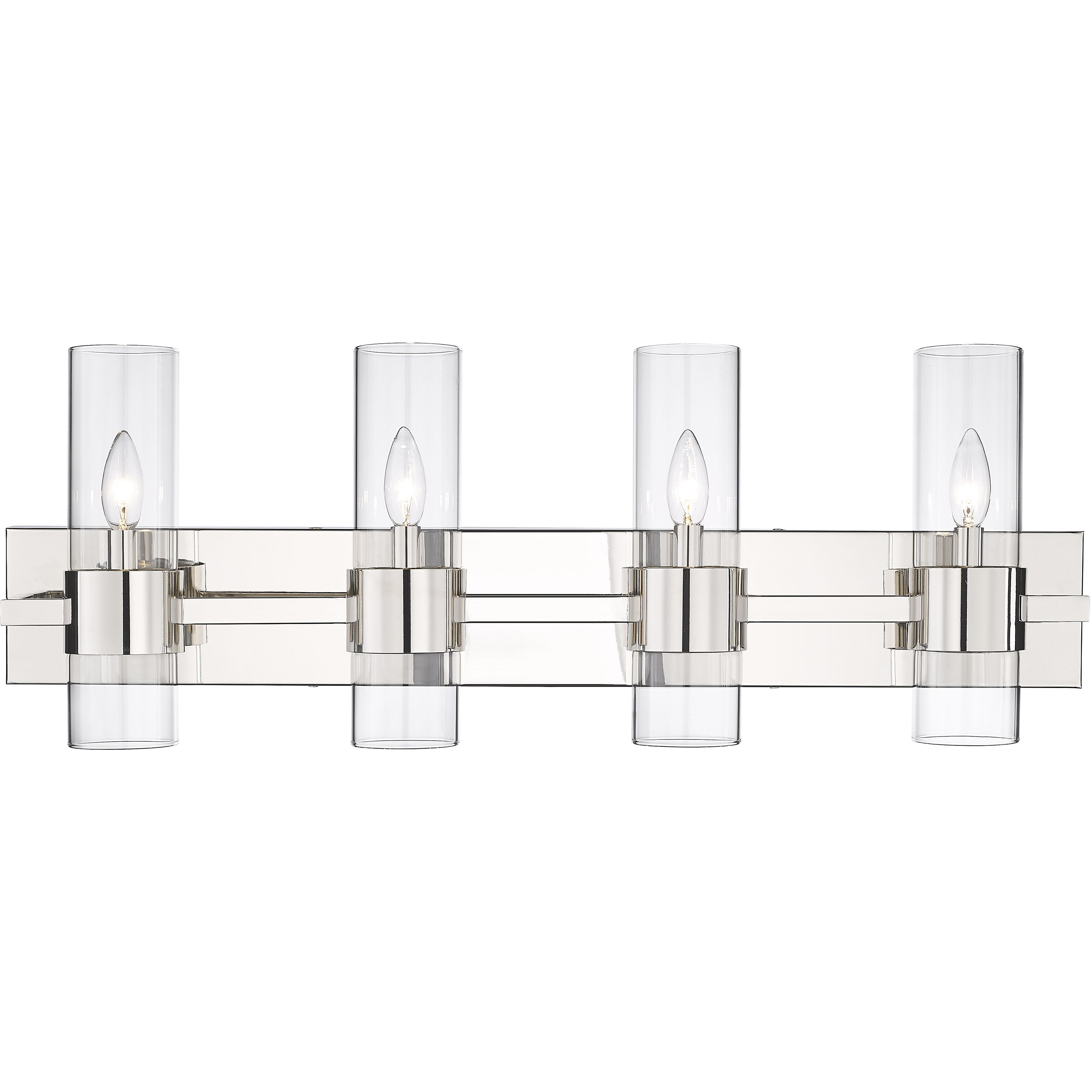 Lawson 4 Light 32 inch Polished Nickel Vanity Wall Light