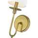 Ella 1 Light 5 inch Rubbed Brass Wall Sconce Wall Light