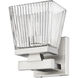 Astor 1 Light 5.75 inch Brushed Nickel Wall Sconce Wall Light