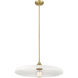Paloma 1 Light 24 inch Olde Brass Pendant Ceiling Light in Oil Rubbed Bronze