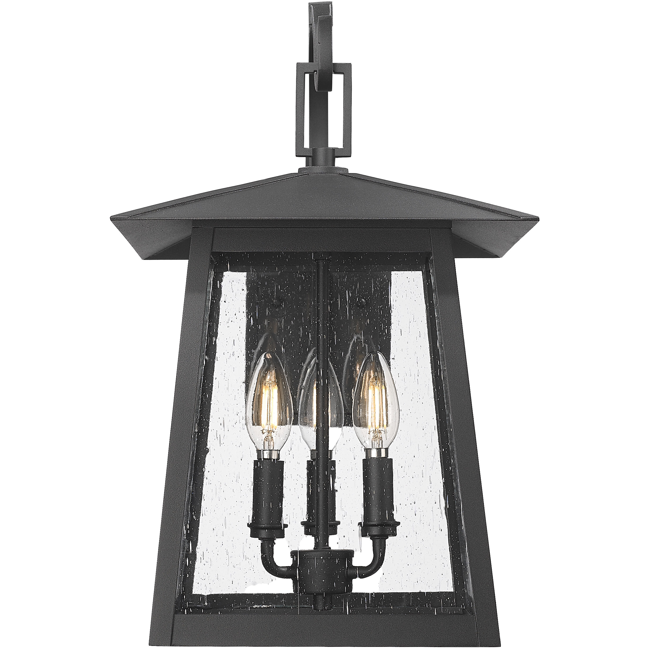 Rainer Outdoor Wall Light in Black, G9