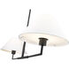 Leila 2 Light 12 inch Matte Black Chandelier Ceiling Light